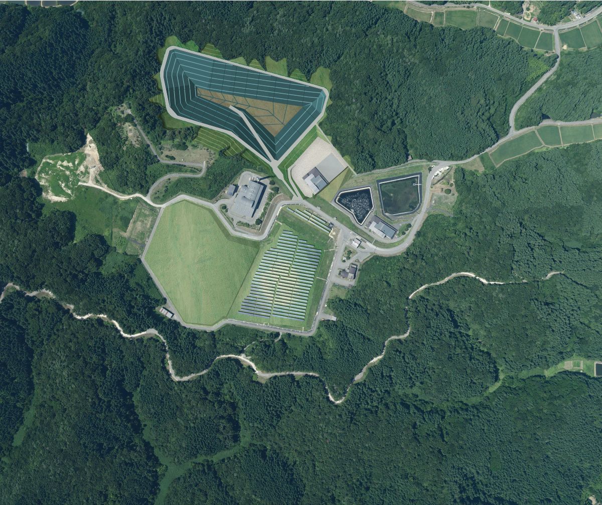 エコパークいずもざき第3期最終処分場 施設内
