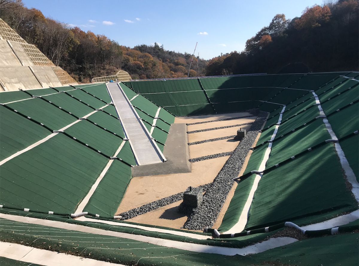 井笠広域一般廃棄物埋立処分場 施設内