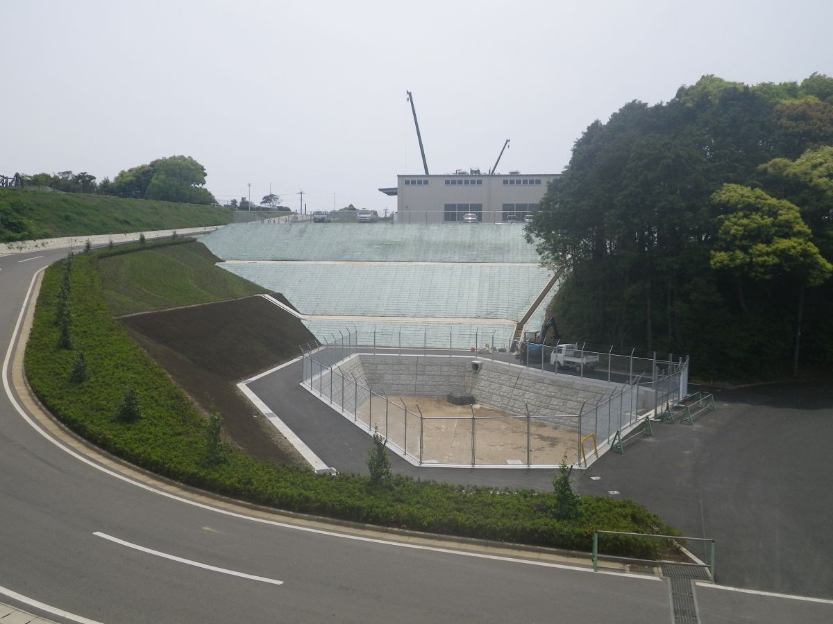 壱岐市一般廃棄物最終処分場 調整池