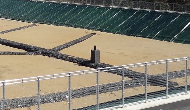 西海岸一般廃棄物最終処分場 ガス抜き
